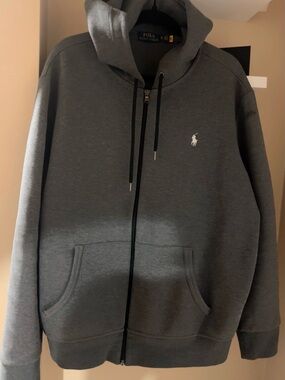 Polo by Ralph Lauren Charcoal Gray Full-Zip Hoodie